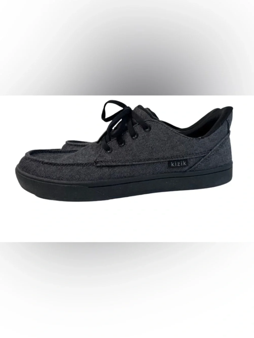 Kizik Men's Black Heather Porto Casual Lace-Up Sneaker